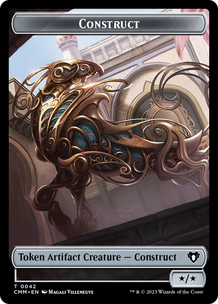 Construct Token (42) [Commander Masters Tokens] | Deep Dive Games St. Marys