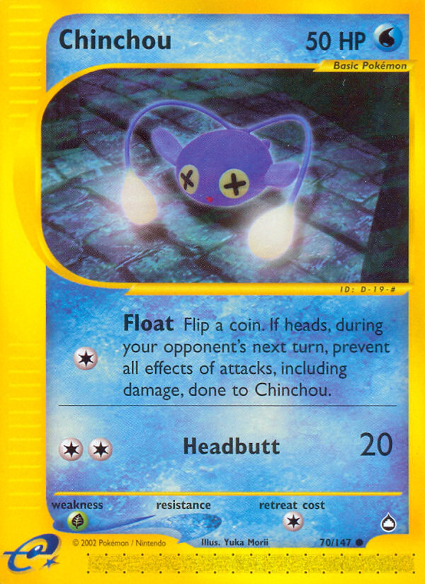 Chinchou (70/147) [Aquapolis] | Deep Dive Games St. Marys