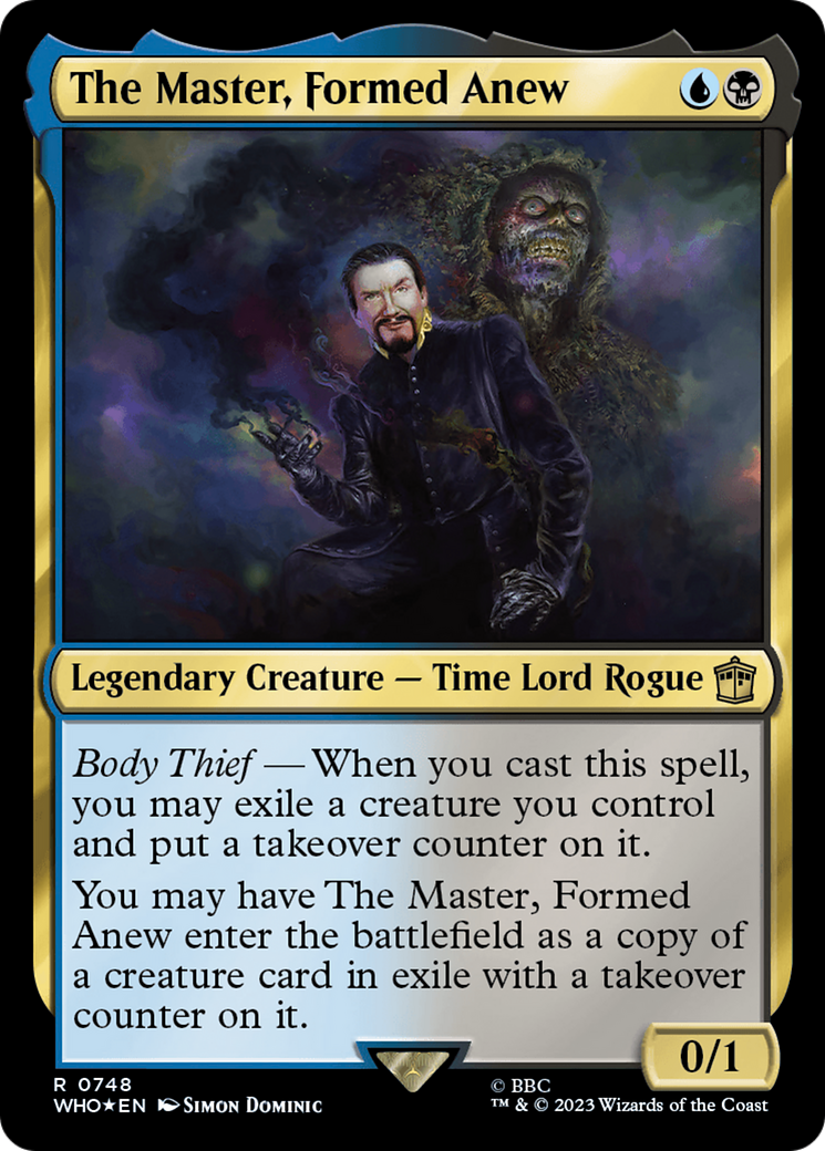 The Master, Formed Anew (Surge Foil) [Doctor Who] | Deep Dive Games St. Marys