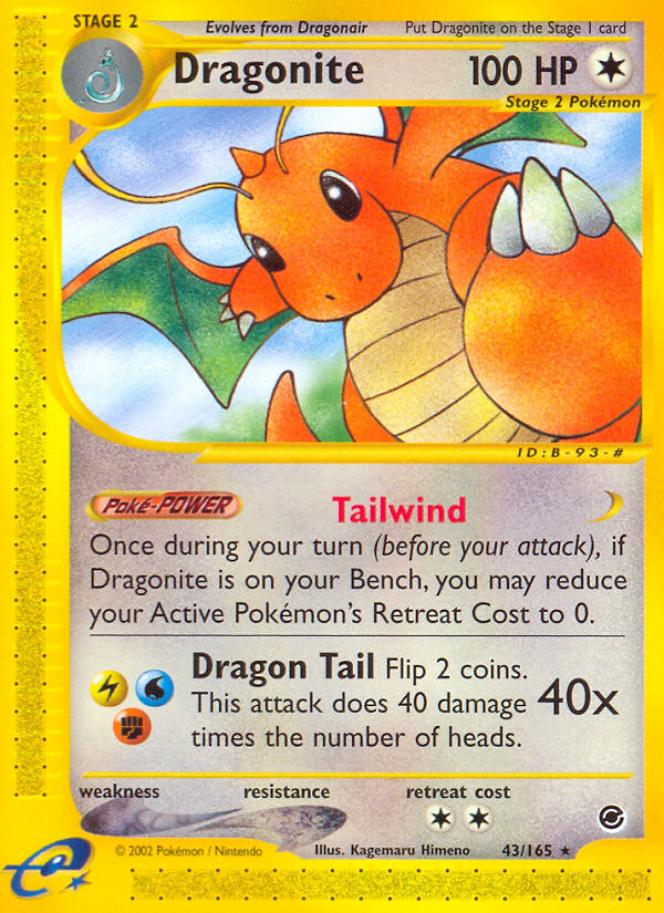 Dragonite (43/165) [Expedition: Base Set] | Deep Dive Games St. Marys