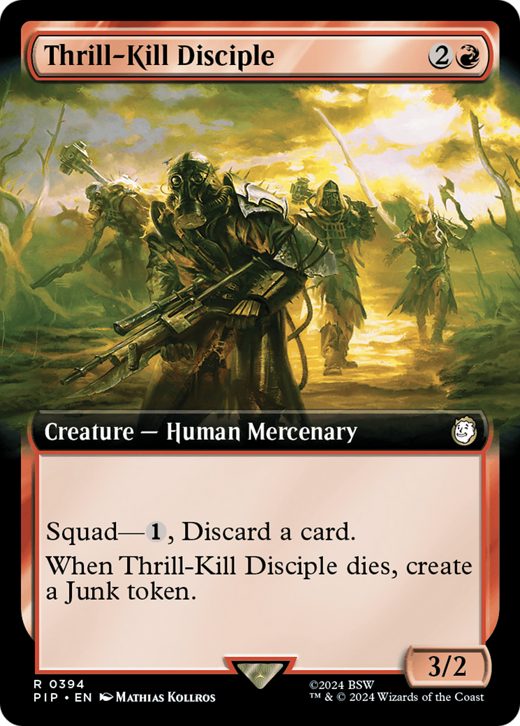 Thrill-Kill Disciple (Extended Art) [Fallout] | Deep Dive Games St. Marys