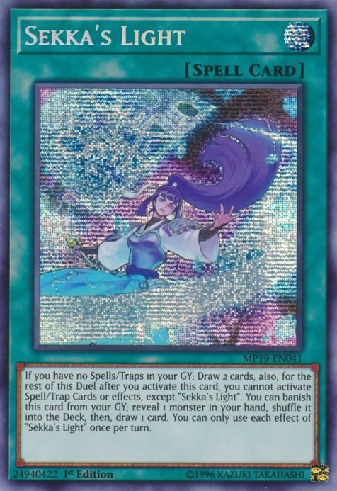 Sekka's Light [MP19-EN041] Prismatic Secret Rare | Deep Dive Games St. Marys