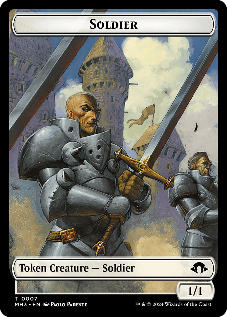 Phyrexian Germ // Soldier Double-Sided Token [Modern Horizons 3 Tokens] | Deep Dive Games St. Marys