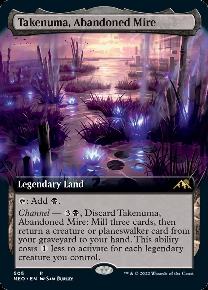 Takenuma, Abandoned Mire (Extended Art) [Kamigawa: Neon Dynasty] | Deep Dive Games St. Marys