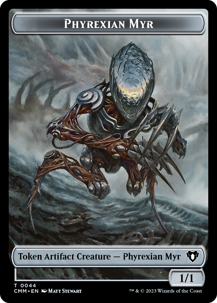 Phyrexian Myr Token [Commander Masters Tokens] | Deep Dive Games St. Marys