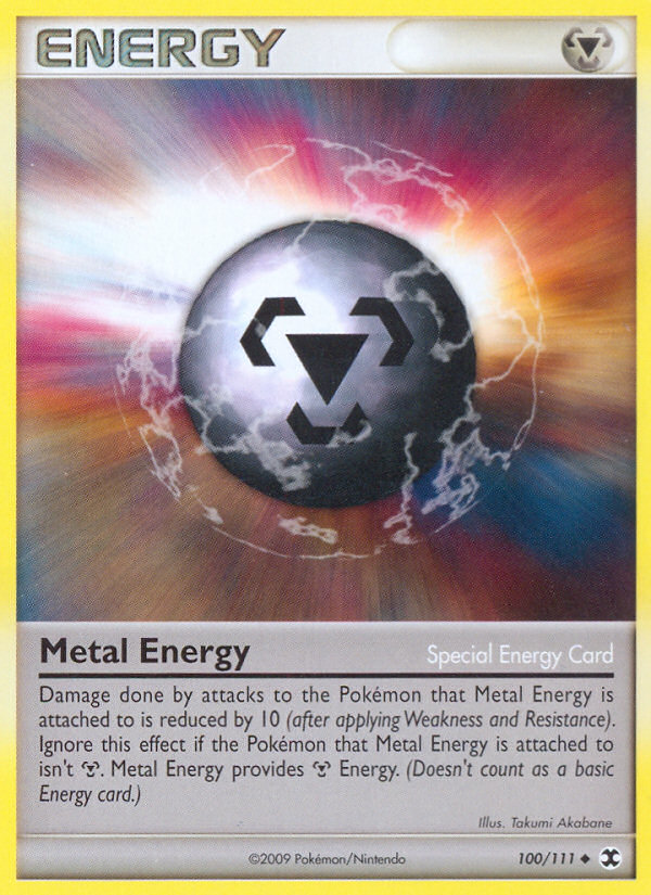 Metal Energy (100/111) [Platinum: Rising Rivals] | Deep Dive Games St. Marys