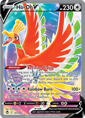 Ho-oh V (187/195) [Sword & Shield: Silver Tempest] | Deep Dive Games St. Marys