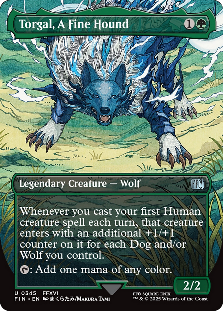 Torgal, A Fine Hound (Borderless) [FINAL FANTASY] | Deep Dive Games St. Marys