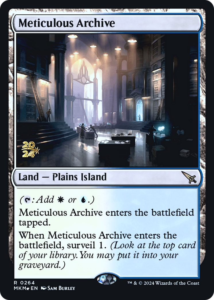 Meticulous Archive [Murders at Karlov Manor Prerelease Promos] | Deep Dive Games St. Marys