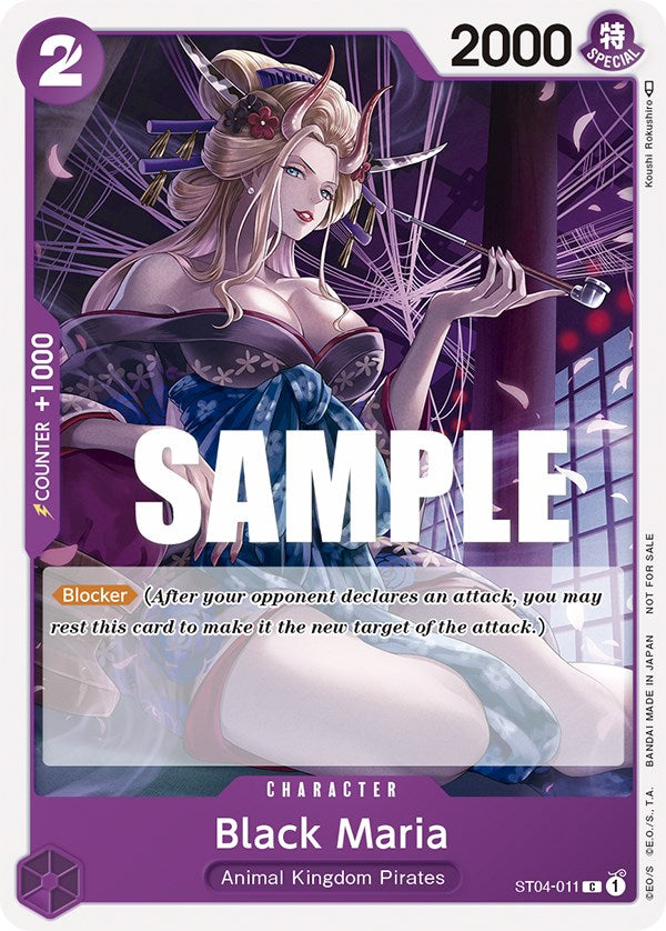 Black Maria (Tournament Pack Vol. 2) [One Piece Promotion Cards] | Deep Dive Games St. Marys