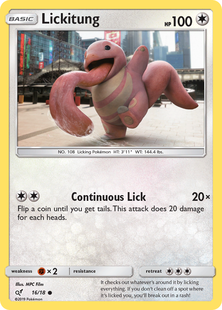 Lickitung (16/18) [Sun & Moon: Detective Pikachu] | Deep Dive Games St. Marys