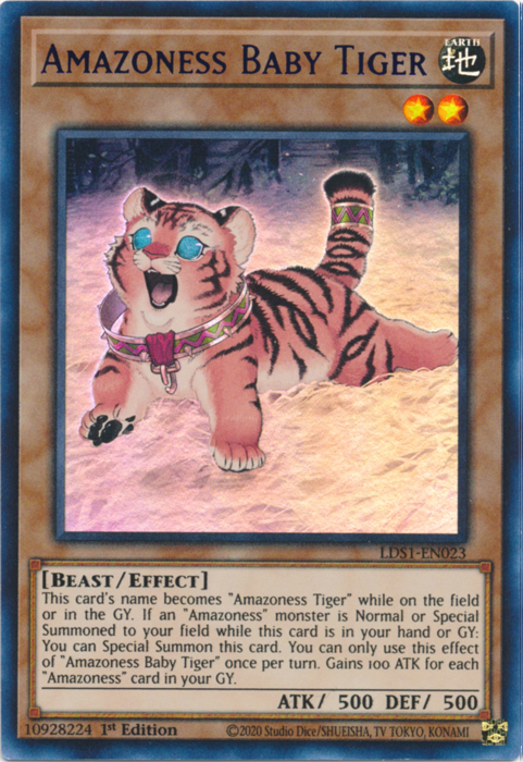 Amazoness Baby Tiger (Purple) [LDS1-EN023] Ultra Rare | Deep Dive Games St. Marys