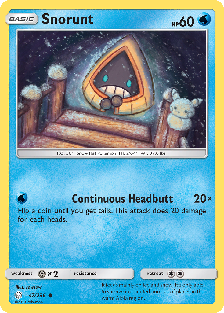 Snorunt (47/236) [Sun & Moon: Cosmic Eclipse] | Deep Dive Games St. Marys