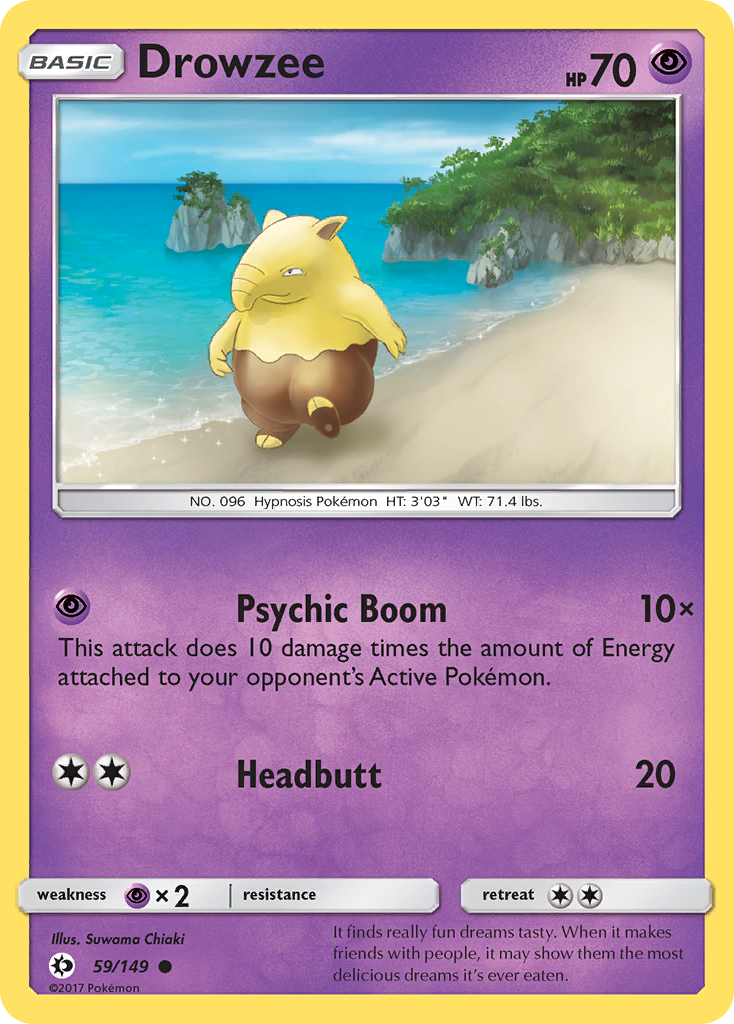 Drowzee (59/149) [Sun & Moon: Base Set] | Deep Dive Games St. Marys