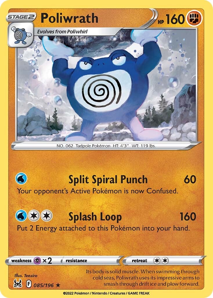 Poliwrath (085/196) [Sword & Shield: Lost Origin] | Deep Dive Games St. Marys