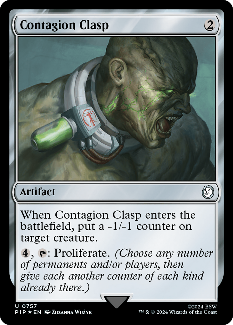 Contagion Clasp (Surge Foil) [Fallout] | Deep Dive Games St. Marys