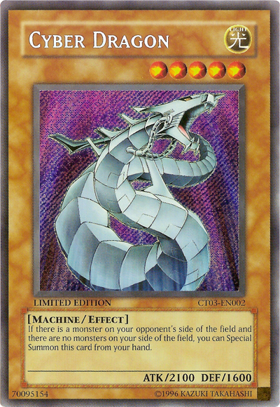 Cyber Dragon [CT03-EN002] Secret Rare | Deep Dive Games St. Marys