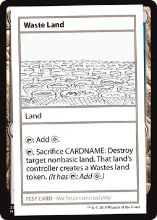 Waste Land (2021 Edition) [Mystery Booster Playtest Cards] | Deep Dive Games St. Marys