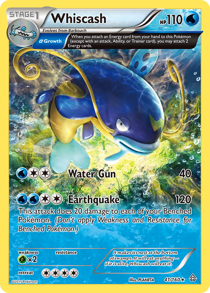 Whiscash (41/160) [XY: Primal Clash] | Deep Dive Games St. Marys