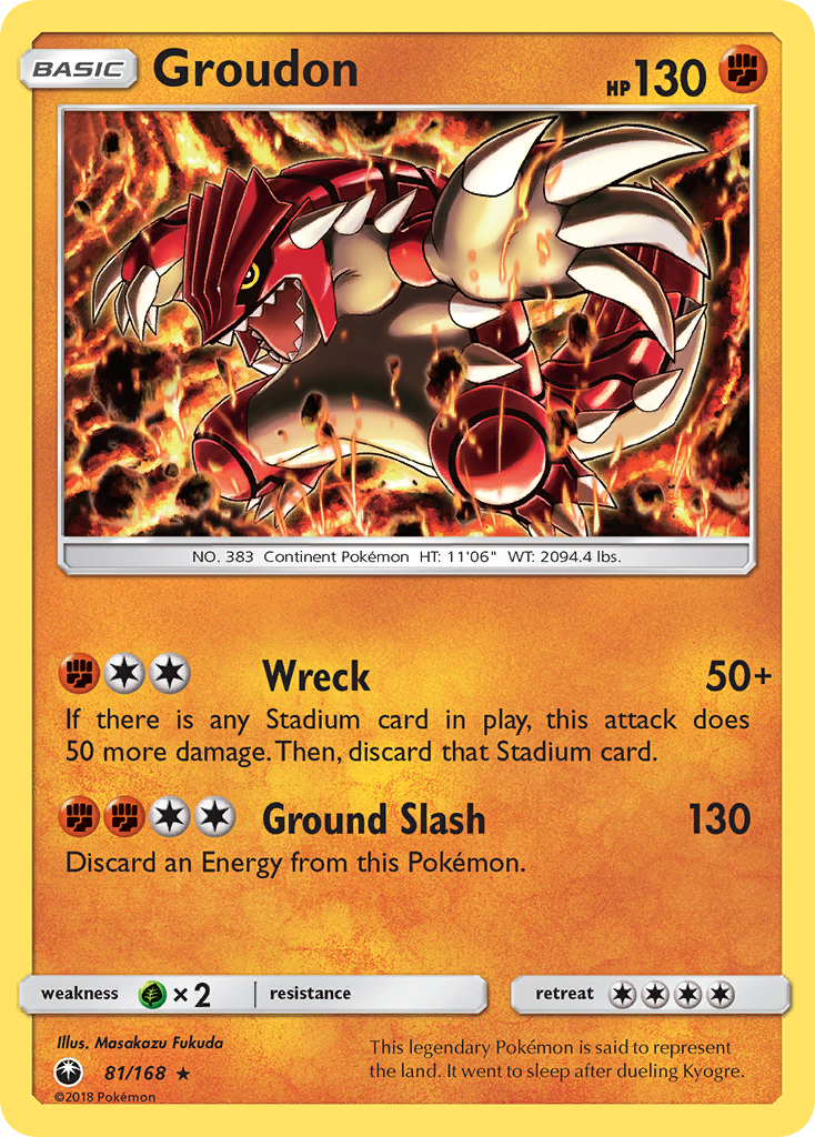 Groudon (81/168) [Sun & Moon: Celestial Storm] | Deep Dive Games St. Marys