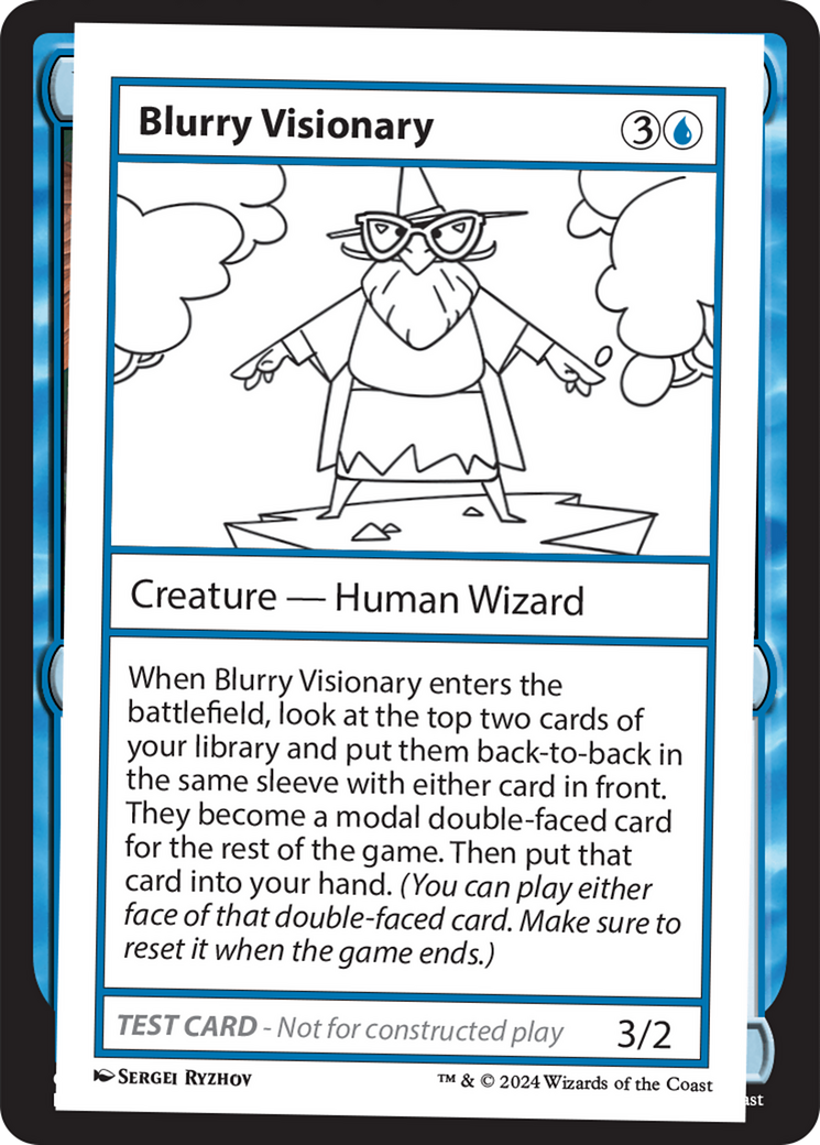 Blurry Visionary [Mystery Booster 2 Playtest Cards] | Deep Dive Games St. Marys