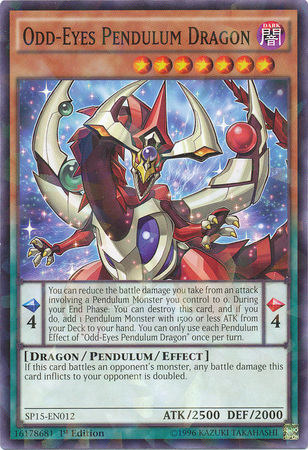 Odd-Eyes Pendulum Dragon [SP15-EN012] Shatterfoil Rare | Deep Dive Games St. Marys