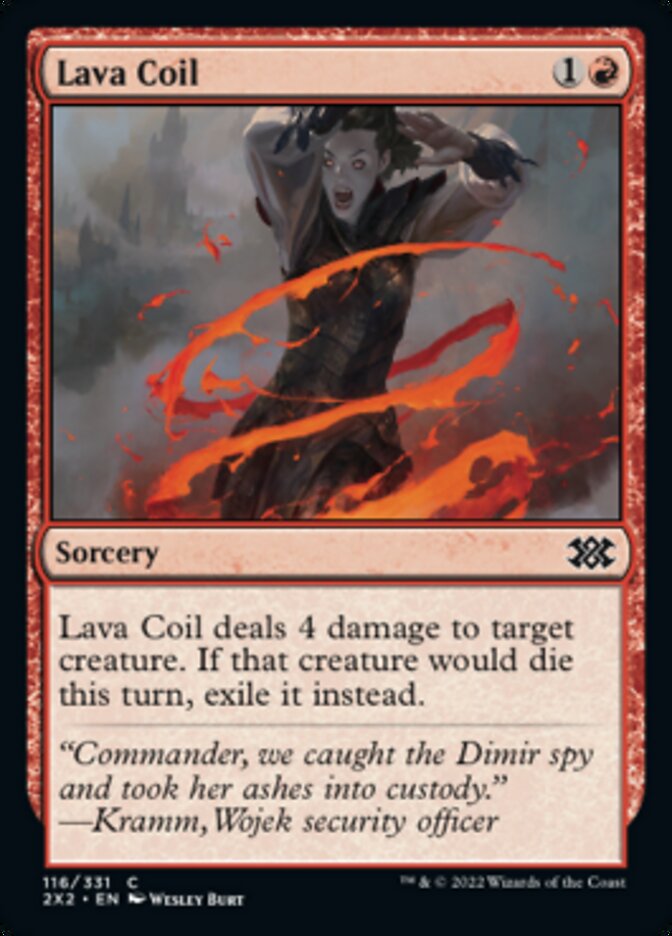 Lava Coil [Double Masters 2022] | Deep Dive Games St. Marys