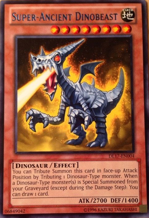 Super-Ancient Dinobeast (Blue) [DL17-EN004] Rare | Deep Dive Games St. Marys