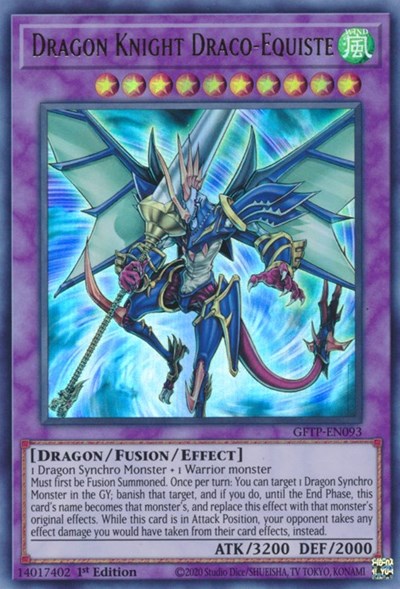 Dragon Knight Draco-Equiste [GFTP-EN093] Ultra Rare | Deep Dive Games St. Marys