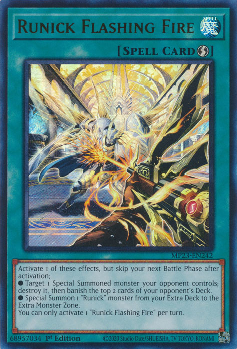 Runick Flashing Fire [MP23-EN242] Ultra Rare | Deep Dive Games St. Marys