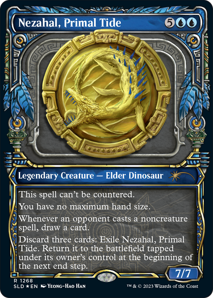 Nezahal, Primal Tide (Halo Foil) [Secret Lair Drop Series] | Deep Dive Games St. Marys