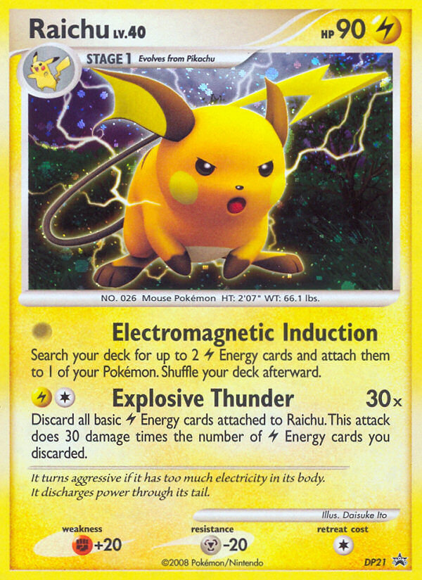 Raichu (DP21) [Diamond & Pearl: Black Star Promos] | Deep Dive Games St. Marys