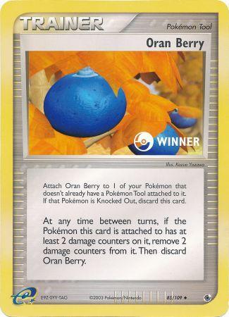 Oran Berry (85/109) (Jumbo Card) [EX: Ruby & Sapphire] | Deep Dive Games St. Marys