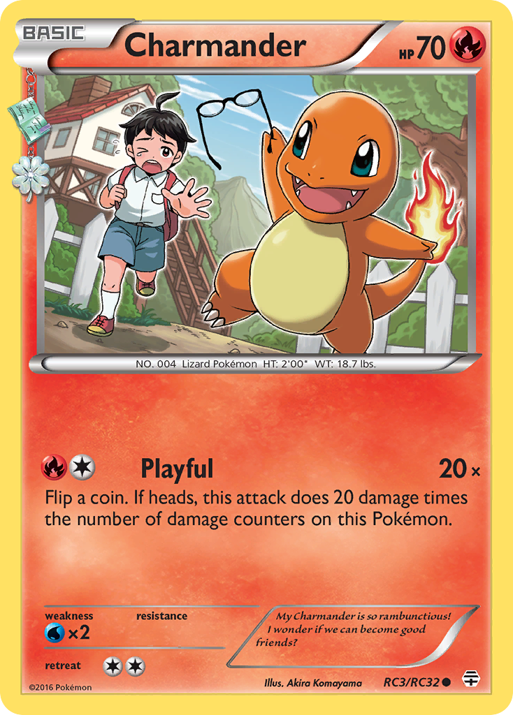 Charmander (RC3/RC32) [XY: Generations] | Deep Dive Games St. Marys