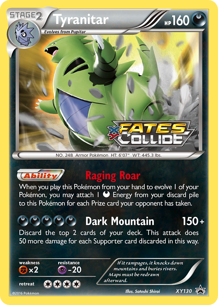 Tyranitar (XY130) [XY: Black Star Promos] | Deep Dive Games St. Marys