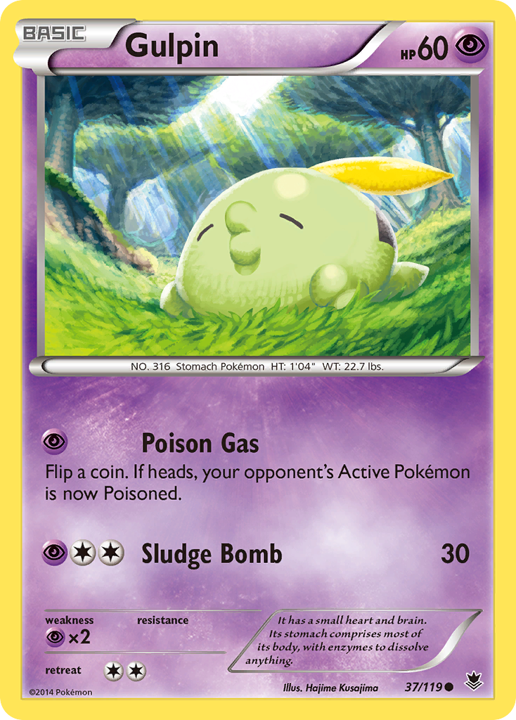 Gulpin (37/119) [XY: Phantom Forces] | Deep Dive Games St. Marys