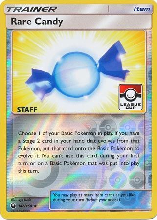 Rare Candy (142/168) (League Promo Staff) [Sun & Moon: Celestial Storm] | Deep Dive Games St. Marys