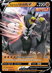 Single Strike Urshifu V (SWSH106) (Jumbo Card) [Sword & Shield: Black Star Promos] | Deep Dive Games St. Marys