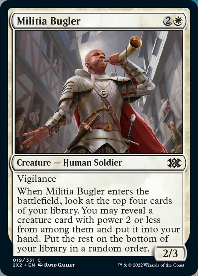 Militia Bugler [Double Masters 2022] | Deep Dive Games St. Marys
