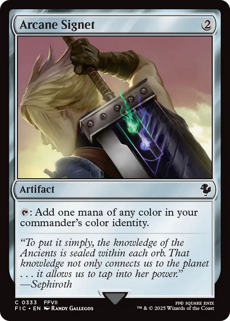 Arcane Signet (0333) [FINAL FANTASY Commander] | Deep Dive Games St. Marys