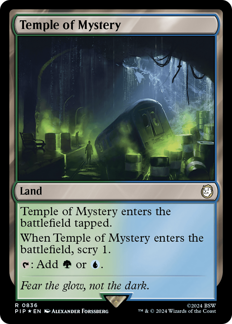 Temple of Mystery (Surge Foil) [Fallout] | Deep Dive Games St. Marys