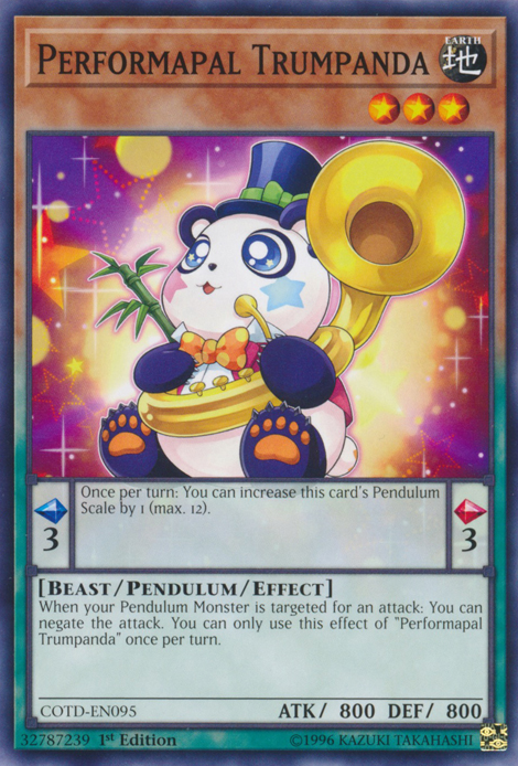 Performapal Trumpanda [COTD-EN095] Common | Deep Dive Games St. Marys