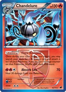 Chandelure (16/116) (Theme Deck Exclusive) [Black & White: Plasma Freeze] | Deep Dive Games St. Marys