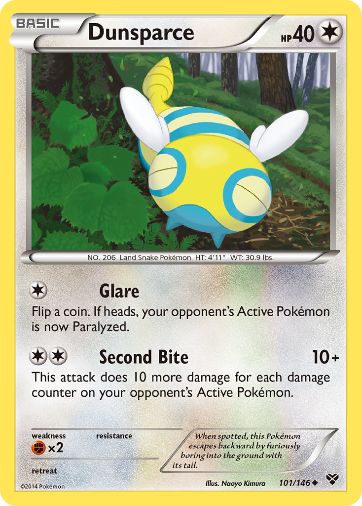 Dunsparce (101/146) [XY: Base Set] | Deep Dive Games St. Marys