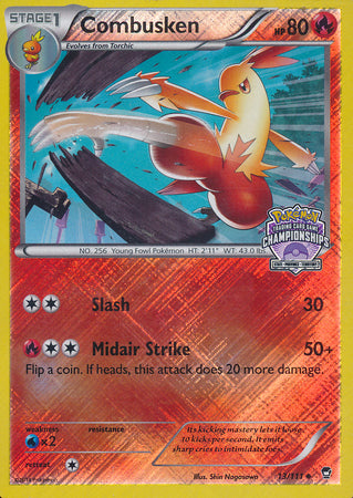 Combusken (13/111) (Championship Promo) [XY: Furious Fists] | Deep Dive Games St. Marys