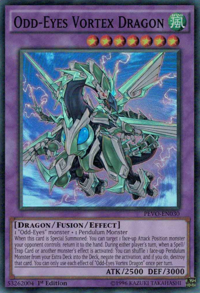 Odd-Eyes Vortex Dragon [PEVO-EN030] Super Rare | Deep Dive Games St. Marys