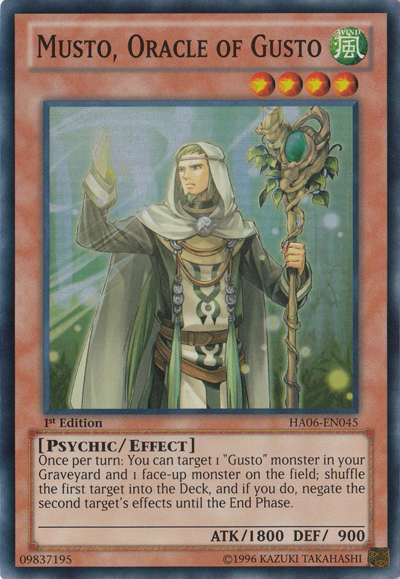 Musto, Oracle of Gusto [HA06-EN045] Super Rare | Deep Dive Games St. Marys