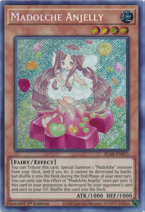 Madolche Anjelly [BLAR-EN073] Secret Rare | Deep Dive Games St. Marys