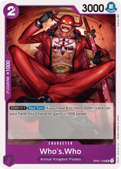 Who's.Who [Romance Dawn] | Deep Dive Games St. Marys