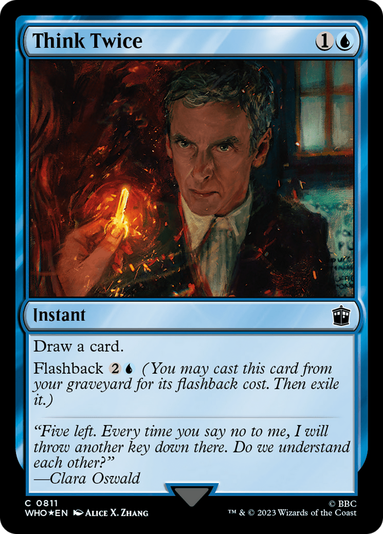 Think Twice (Surge Foil) [Doctor Who] | Deep Dive Games St. Marys